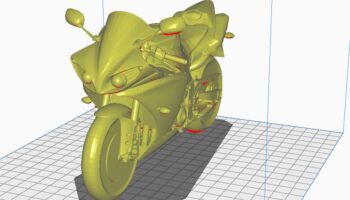 3D модель мотоцикл Yamaha R1