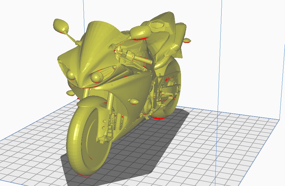 3D модель мотоцикл Yamaha R1